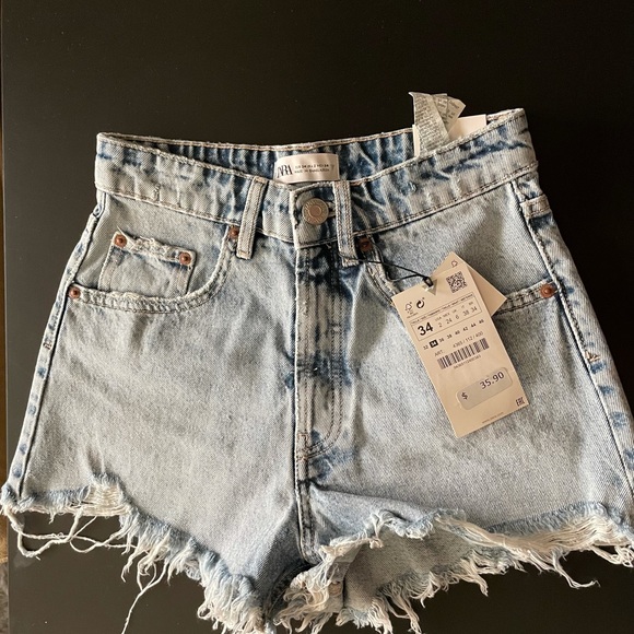 Zara Pants - Zara denim high rise short